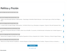 Tablet Screenshot of ficcionypolitica.blogspot.com