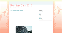 Desktop Screenshot of best-fast-cars-2010.blogspot.com