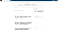 Desktop Screenshot of drunkdrivingnews.blogspot.com