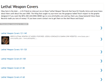 Tablet Screenshot of lethalweaponcovers.blogspot.com