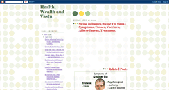 Desktop Screenshot of healthwealthandvastu.blogspot.com