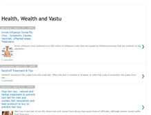 Tablet Screenshot of healthwealthandvastu.blogspot.com