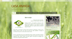 Desktop Screenshot of casaananda.blogspot.com