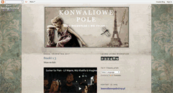 Desktop Screenshot of konwaliowepole.blogspot.com