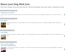 Tablet Screenshot of dancelovesingworklive.blogspot.com
