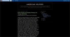 Desktop Screenshot of americanhelpers.blogspot.com