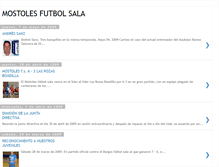 Tablet Screenshot of mostolesfutbolsala.blogspot.com