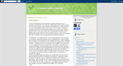 Desktop Screenshot of chicano-latinoidentity.blogspot.com