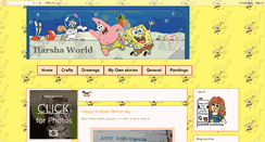 Desktop Screenshot of harshaanand.blogspot.com