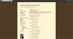 Desktop Screenshot of landauphotographers.blogspot.com