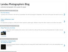 Tablet Screenshot of landauphotographers.blogspot.com