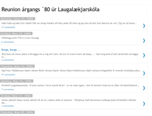 Tablet Screenshot of laugalaekur80.blogspot.com