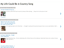 Tablet Screenshot of mylifecouldbeacountrysong.blogspot.com