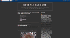 Desktop Screenshot of beverlybledsoe.blogspot.com