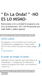 Mobile Screenshot of estamosenlaonda.blogspot.com