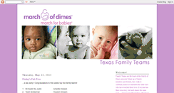 Desktop Screenshot of marchforbabiestexas.blogspot.com