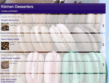 Tablet Screenshot of kitchendesserters.blogspot.com