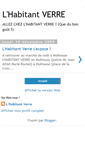 Mobile Screenshot of lhabitantverre.blogspot.com