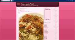 Desktop Screenshot of hirokofood.blogspot.com