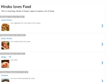 Tablet Screenshot of hirokofood.blogspot.com