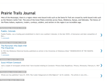 Tablet Screenshot of prairietrails.blogspot.com