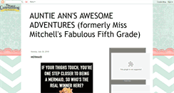 Desktop Screenshot of missmitchellsfabulousfifthgrade.blogspot.com