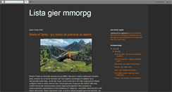 Desktop Screenshot of listagiermmorpg.blogspot.com