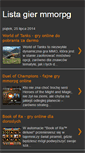 Mobile Screenshot of listagiermmorpg.blogspot.com