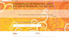 Desktop Screenshot of coordinacionpasantias2011.blogspot.com