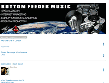 Tablet Screenshot of bottomfeedermusicblog.blogspot.com