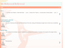 Tablet Screenshot of myhollywoodbollywood.blogspot.com