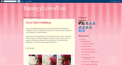 Desktop Screenshot of bunnyylovesyou.blogspot.com