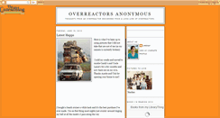 Desktop Screenshot of overreactorsanonymous.blogspot.com