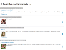 Tablet Screenshot of caminhoecaminhada.blogspot.com
