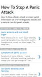Mobile Screenshot of howtostopapanicattack.blogspot.com