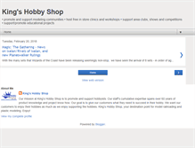 Tablet Screenshot of kingshobbyshop.blogspot.com