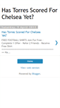 Mobile Screenshot of hastorresscoredforchelsea.blogspot.com