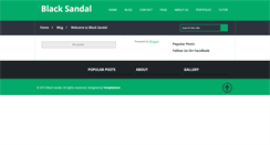 Desktop Screenshot of blacksandal.blogspot.com