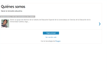 Tablet Screenshot of grupoquienessomos.blogspot.com