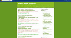 Desktop Screenshot of deafeducationhistory.blogspot.com
