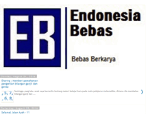 Tablet Screenshot of endonesia-bebas.blogspot.com