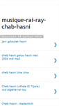 Mobile Screenshot of musique-rai-ray-chab-hasni.blogspot.com