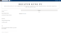 Desktop Screenshot of decaturkungfu.blogspot.com