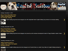 Tablet Screenshot of english-bulldog-dog-breed-store.blogspot.com