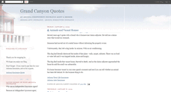 Desktop Screenshot of grandcanyonquotes.blogspot.com