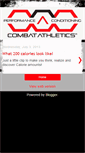 Mobile Screenshot of combatathletics.blogspot.com