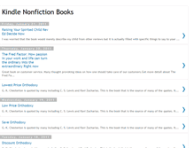 Tablet Screenshot of kindlenonfictionbooks.blogspot.com