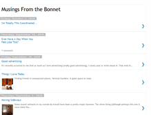 Tablet Screenshot of musingsfromthebonnet.blogspot.com