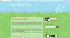 Desktop Screenshot of hortela-verde.blogspot.com