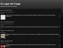 Tablet Screenshot of ellugardelfuego.blogspot.com